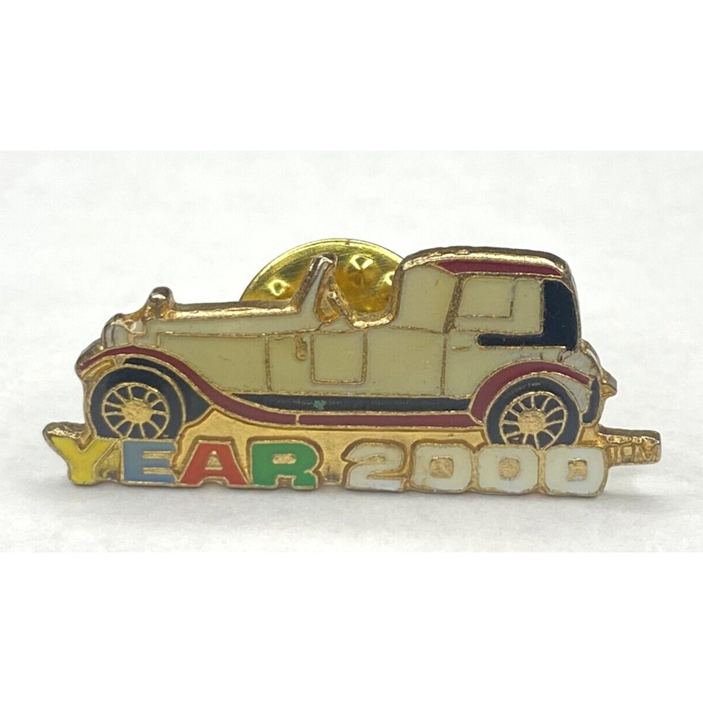 Vintage Classic Chevy Cord Car Year 2000 Tie Tack Lapel Pin Auto Y2K Collectible